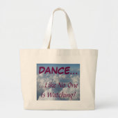 DANCE Canvas tas (Voorkant)