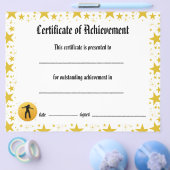 Dance Certificate of Achievement - Stars Jazz Flyer (Enkel)