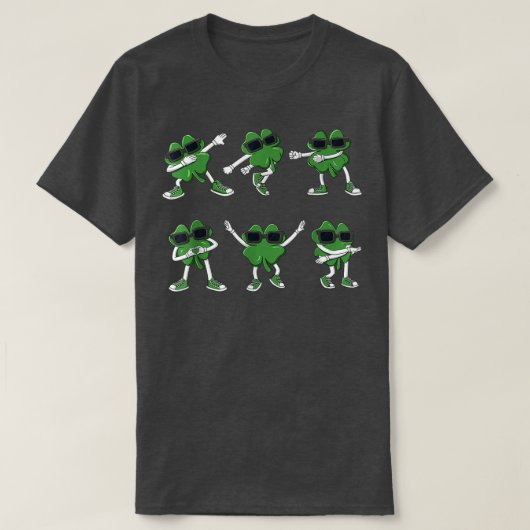 Dance Challenge Shamrocks St Patrick's Day Boys Gi T-shirt (Design voorkant)