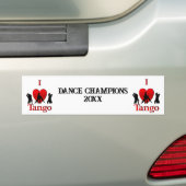 Dance Champions Tango Bumpersticker (Op auto)