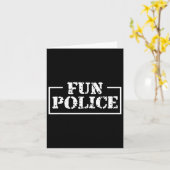 Dance Chaperone Fun Police Dancing Sheriff State C Kaart (Gele Bloem)