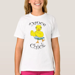 Dance Chick Tekst T-shirt