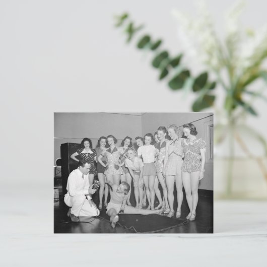 Dance Class, 1938 Briefkaart (Staand voorkant)