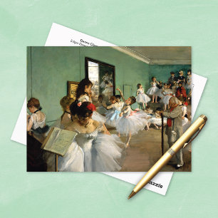 Dance Class Ballerinas Edgar Degas Briefkaart