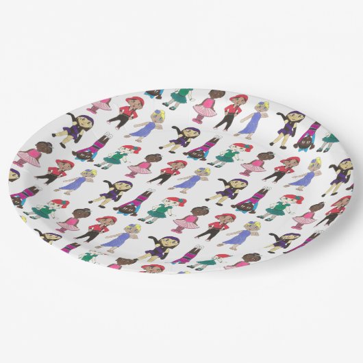 Dance Class Ballet Tap Jazz Lyrical Acro Dancers Papieren Bordje (Gekanteld)