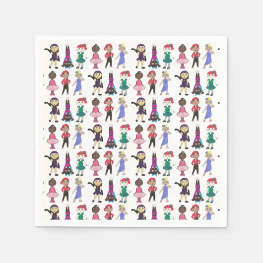 Dance Class Ballet Tap Jazz Lyrical Acro Dancers Servet (Voorkant)