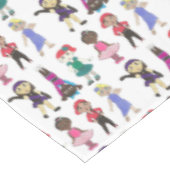 Dance Class Ballet Tap Jazz Lyrical Acro Dancers Tafelkleed (Gekanteld)