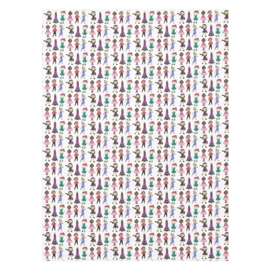 Dance Class Ballet Tap Jazz Lyrical Acro Dancers Tafelkleed (Voorkant)