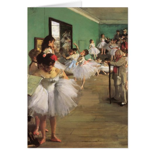 Dance Class by Degas,  Impressionisme Ballet (Voorkant)