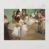 Dance Class by Degas, Impressionisme Ballet Briefkaart (Voorkant)