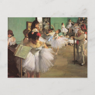 Dance Class by Degas,  Impressionisme Ballet Briefkaart