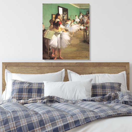 Dance Class by Degas, Impressionisme Ballet Canvas Afdruk (Insitu (Slaapkamer))