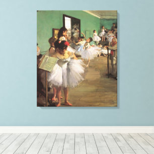 Dance Class by Degas,  Impressionisme Ballet Canvas Afdruk