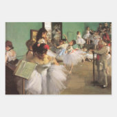 Dance Class by Degas,  Impressionisme Ballet Inpakpapier Vel (Voorkant)