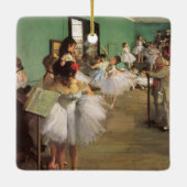 Dance Class by Degas,  Impressionisme Ballet Keramisch Ornament (Achterkant)