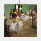 Dance Class by Degas,  Impressionisme Ballet Keramisch Ornament (Voorkant)
