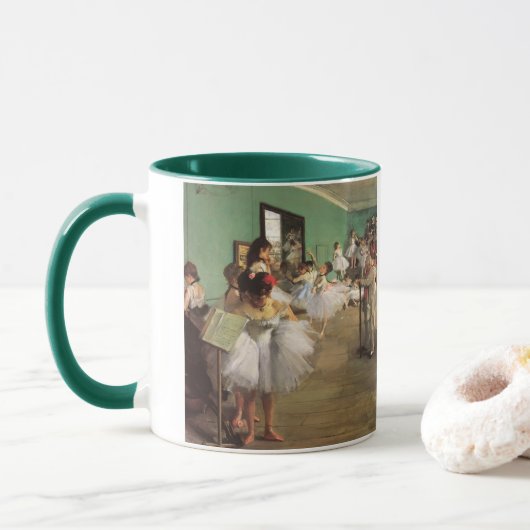 Dance Class by Degas,  Impressionisme Ballet Mok (Met donut)
