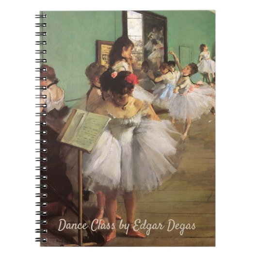 Dance Class by Degas,  Impressionisme Ballet Notitieboek (Voorkant)