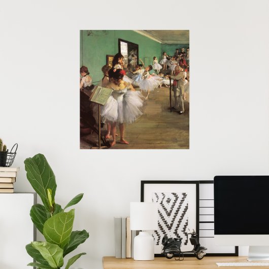 Dance Class by Degas,  Impressionisme Ballet Poster (Thuiskantoor)