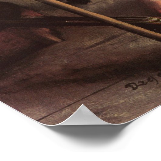 Dance Class by Degas, Impressionisme Ballet Poster (Hoek)