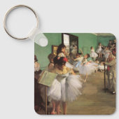 Dance Class by Degas, Impressionisme Ballet Sleutelhanger (Voorkant)