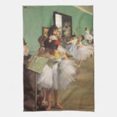 Dance Class by Degas,  Impressionisme Ballet Theedoek (Verticaal)