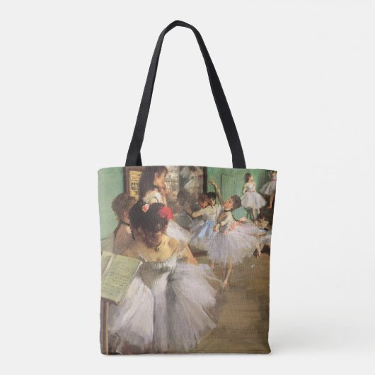 Dance Class by Degas, Impressionisme Ballet Tote Bag (Achterkant)