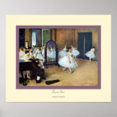 Dance Class~ Edgar Degas Poster (Voorkant)