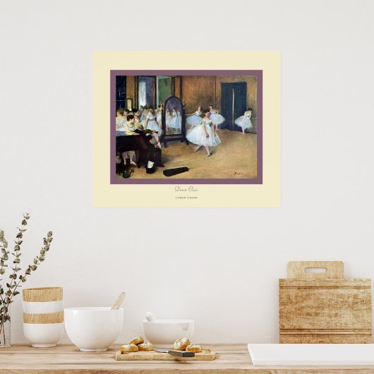 Dance Class~ Edgar Degas Poster (Keuken)