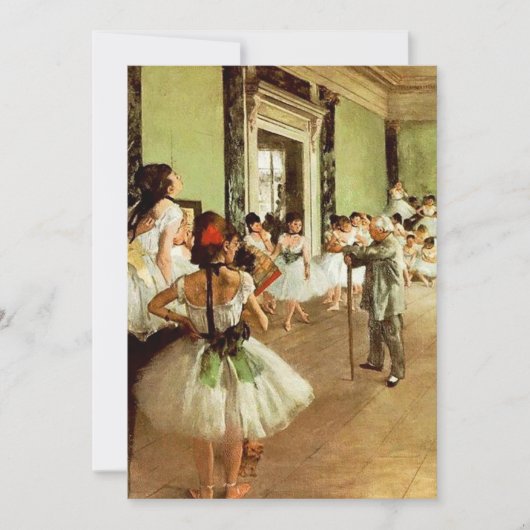 Dance Class Invitations Kaart (Voorkant)