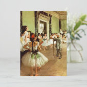 Dance Class Invitations Kaart (Staand voorkant)