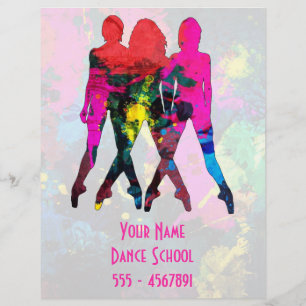 Dance Class of Teacher Colorful Flyer