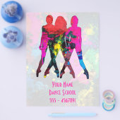 Dance Class of Teacher Colorful Flyer (Enkel)