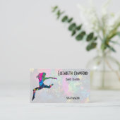 Dance Class of Teacher Colorful Visitekaartje (Staand voorkant)