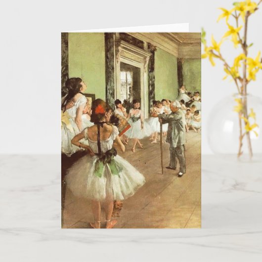 Dance Class Wenskaart Kaart (Gele Bloem)