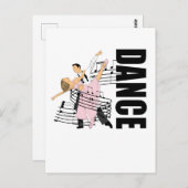 Dance Classic Ballroom Dancing Briefkaart (Voorkant / Achterkant)