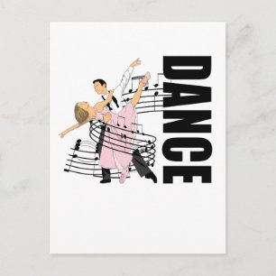 Dance Classic Ballroom Dancing Briefkaart