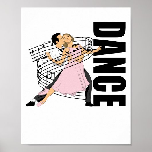 Dance Classic Ballroom Dancing Poster (Voorkant)