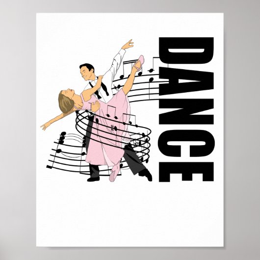 Dance Classic Ballroom Dancing Poster (Voorkant)