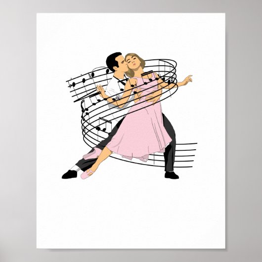 Dance Classic Ballroom Dancing Poster (Voorkant)