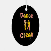 Dance Clean Cava Rosa Round Metalen Ornament (Voorkant Rechts)