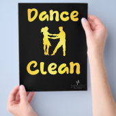 Dance Clean Golden Brass Flyer (Hand)