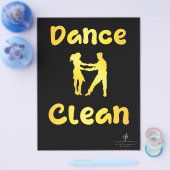 Dance Clean Golden Brass Flyer (Enkel)