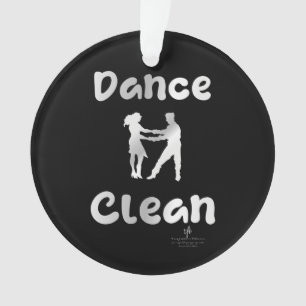 Dance Clean Mexican Silver Round Ornament
