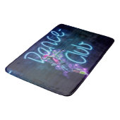Dance Club Neon Graffiti Muur met Dancer Bath Mat (Gekanteld)