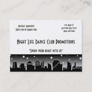 Dance Club Promoter Visitekaartje