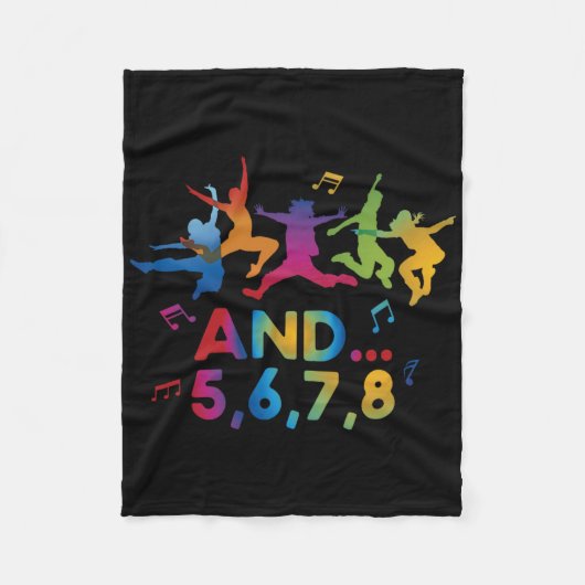Dance Coach Dancer Danser Dance Teacher Instructio Fleece Deken (Voorkant)