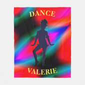 Dance Colorful Fleece Blanket Deken (Voorkant)