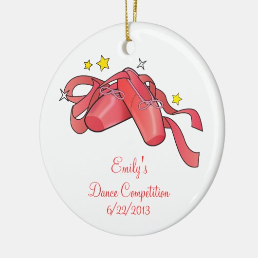 Dance Competition Commemorative Ornament (Links)