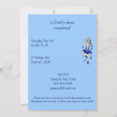 Dance Competition Invitation: Snowflake Dancer Kaart (Achterkant)